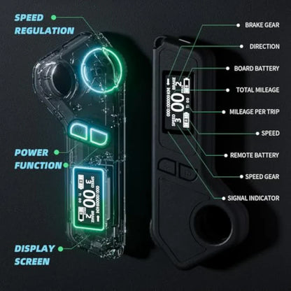 M8 Electric Skateboard - 22MPH Top Speed, 15mi Range, 800W Hub Motor | Remote Controlled for Adults & Teens
